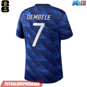 Lacne Muži Futbalové dres Francúzsko Ousmane Dembele #7 MS 2026 Krátky Rukáv - Domáci